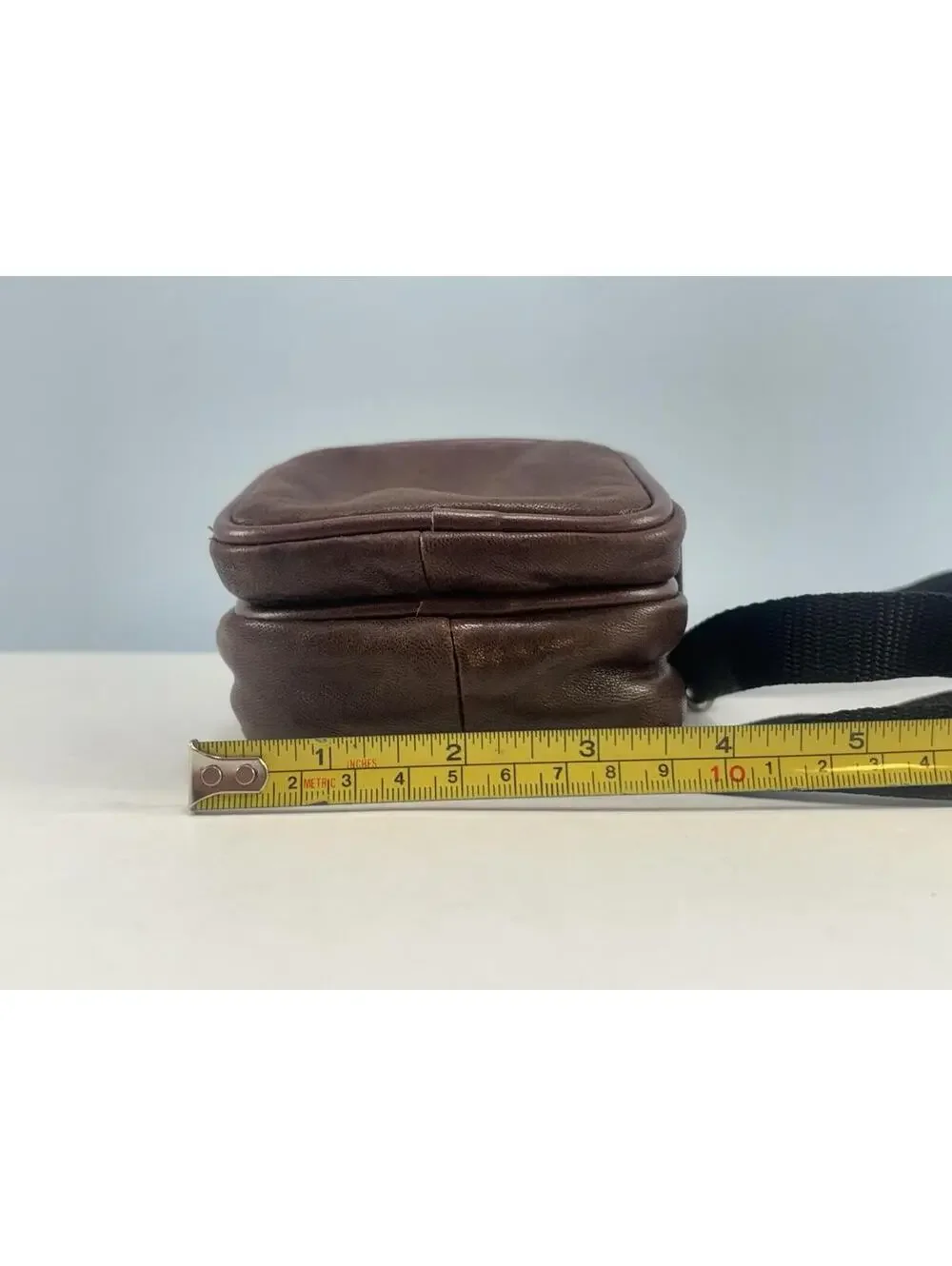Vintage Brown Leather Camera Case 4